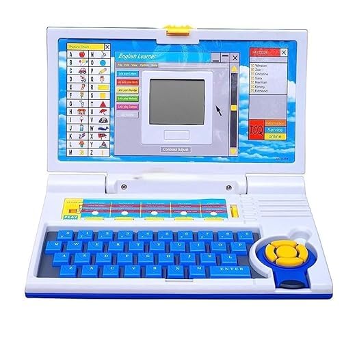 Educational Laptop Computer Toy for Kids Above 3 Years - 20 Fun Activity Learning Machine, Now Learn Letter, Words, Games, Mathematics, Music, Logic, Memory Tool