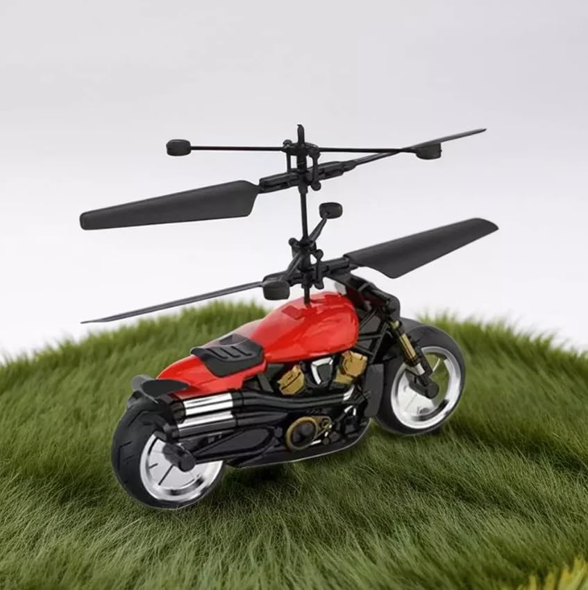Infrared Induction Aircraft Motorcycle Toy, Gesture Control, Lightweight Plastic, 18x11x4.5cm, for Ages 14+