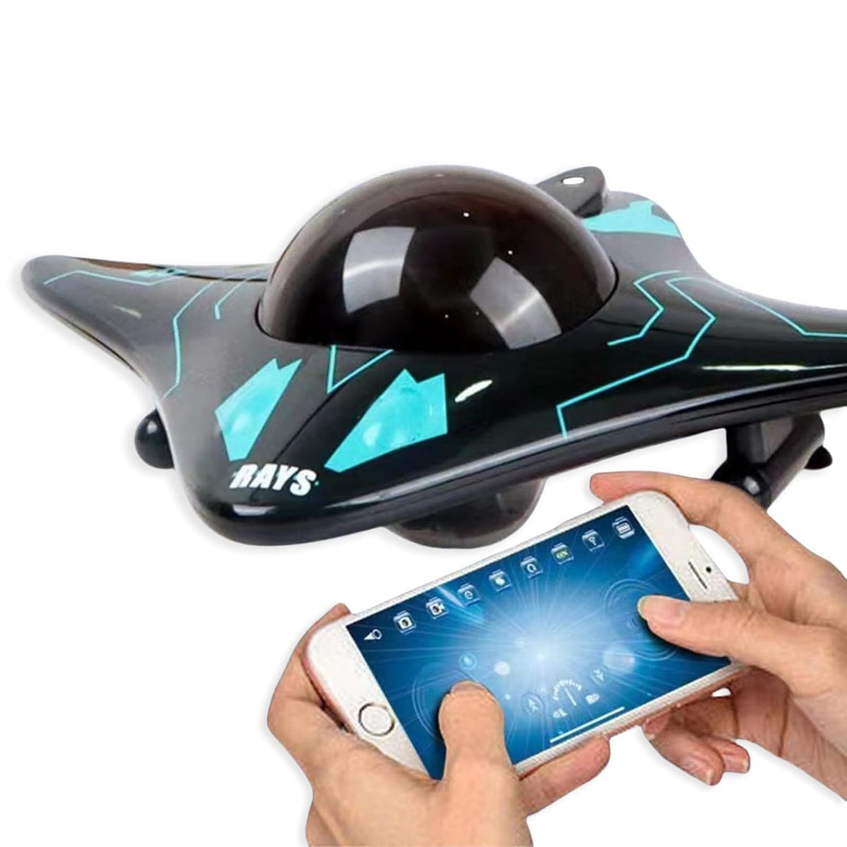 6 Channel RC Boat Waterproof Mini Equipped with WiFi Camera for Real-time Shooting in Pools and Lakes, Great Birthday Gift for Kids