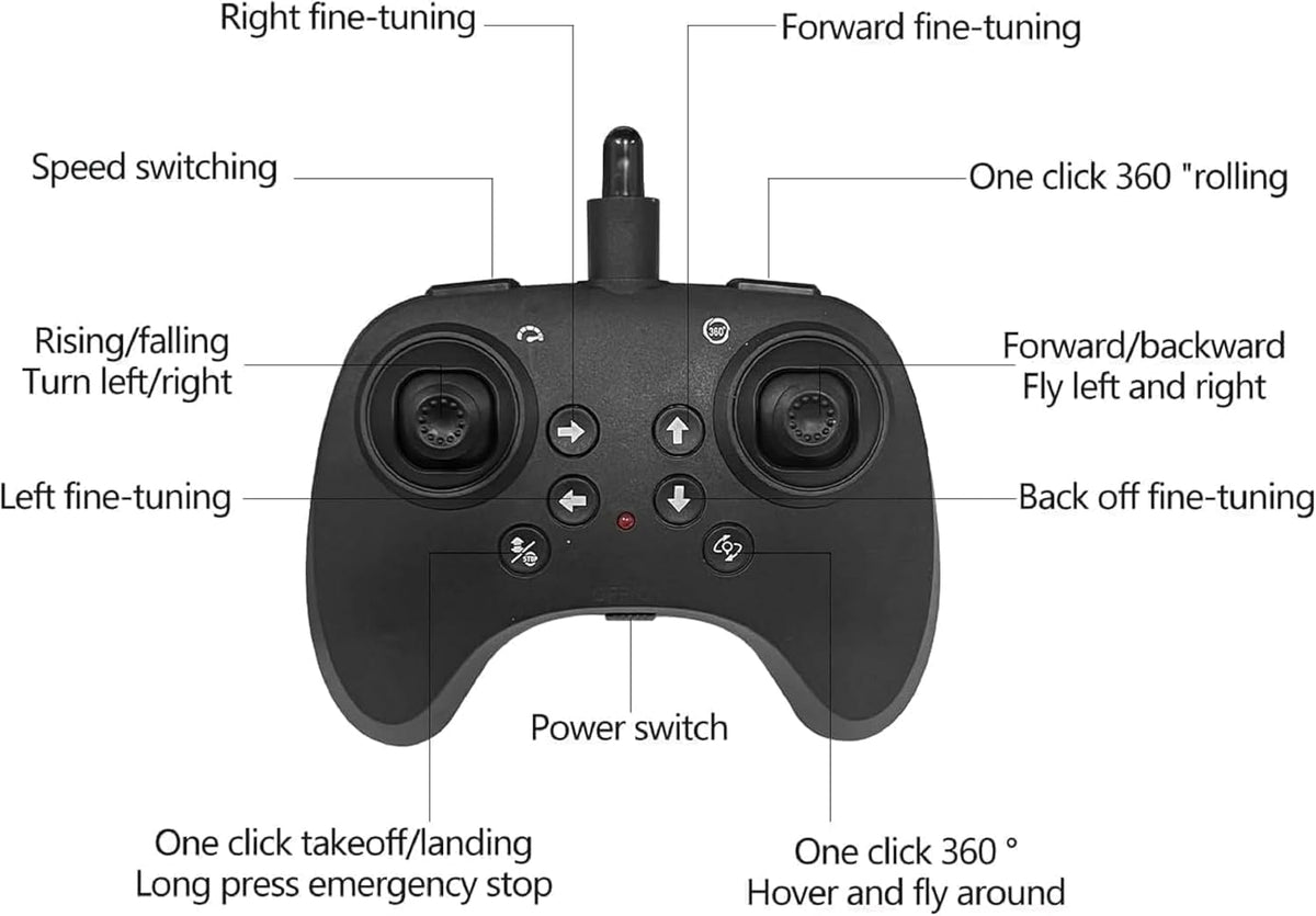 Remote Control Star Fighter Plane with Controller, LED Lights, 2.4G Signal, EPP Body