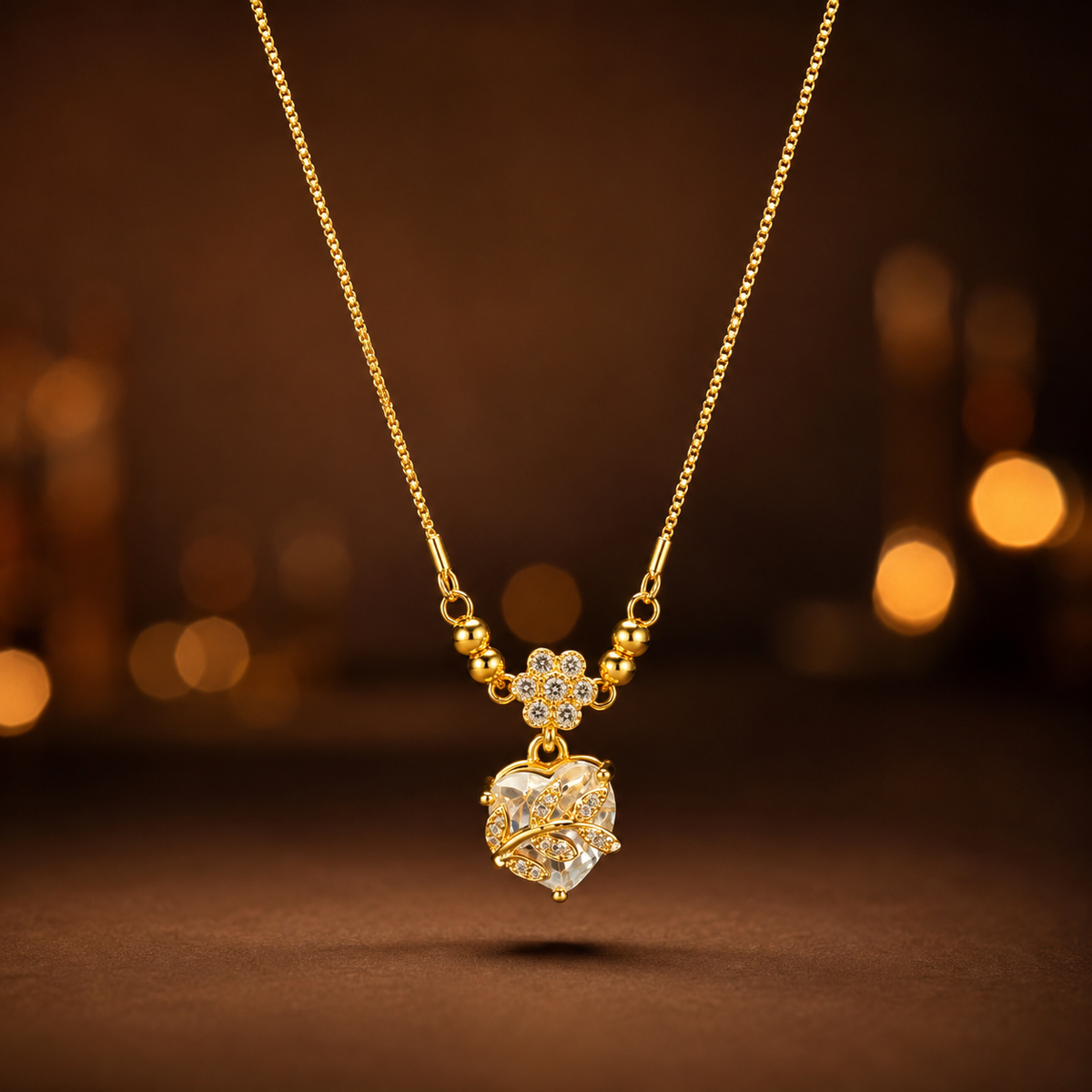 YLOCART Gold Plated White Crystal Bracelet for Women | Elegant Floral Stone Designer Bracelet | Stylish Fashion Jewellery for Party, Wedding & Festive Wear